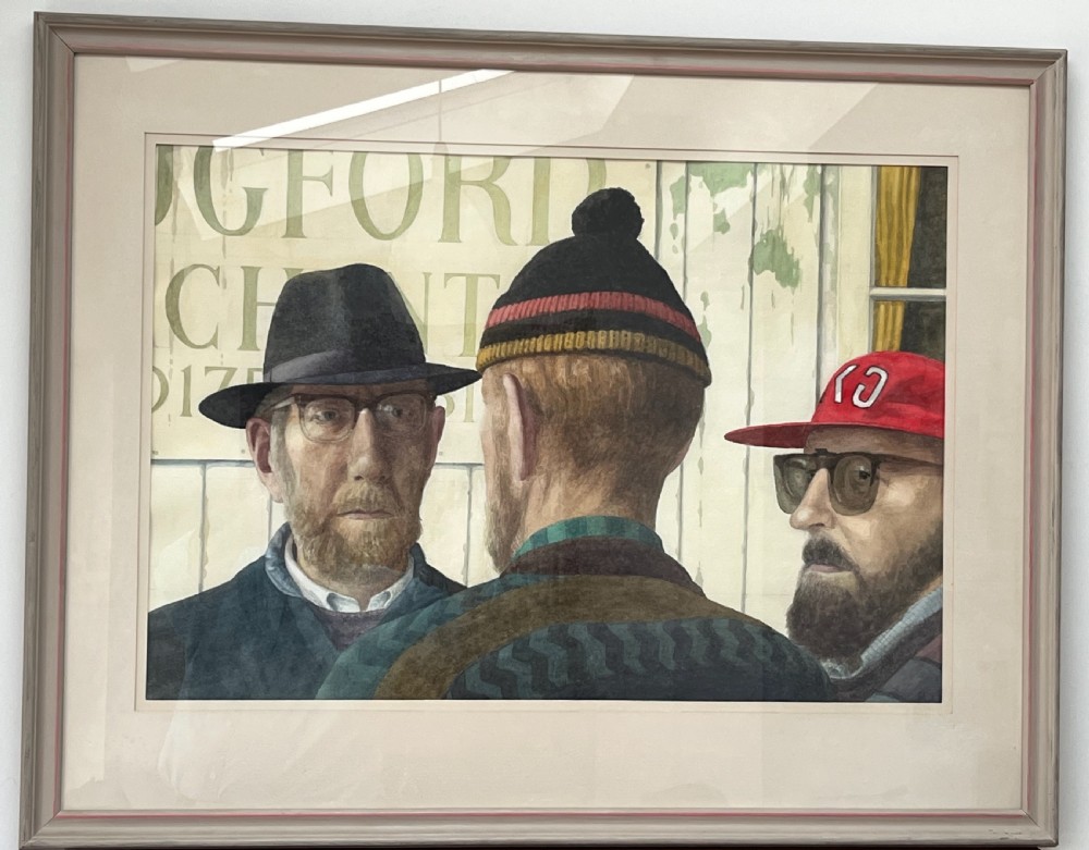 watercolour confrontation robert sawyers br 19232002